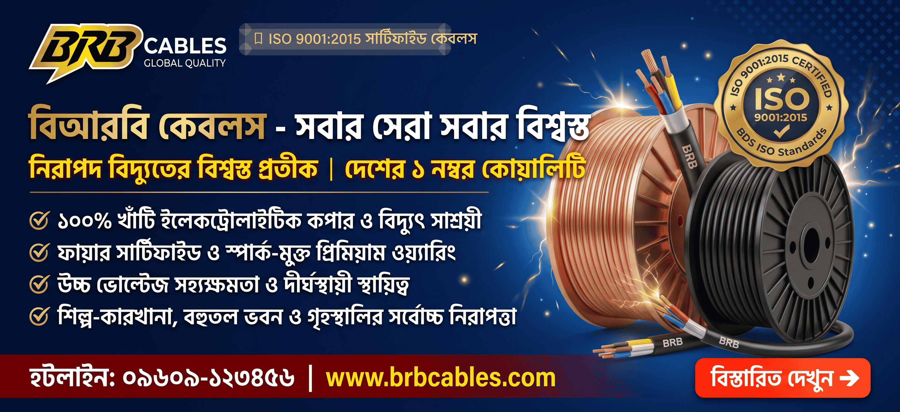 বিআরবি কেবলস - সবার সেরা সবার বিশ্বস্ত