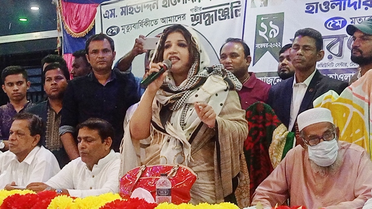  গণতন্ত্র ফিরিয়ে আনার সমাবেশ ১০ ডিসেম্বর: শামা ওবায়েদ