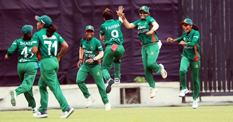 নারী ক্রিকেট দল পাঁচ বছর পর ভারতকে হারাল বাংলাদেশ 