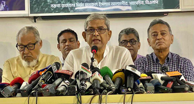 সব কিছুরই একটা সীমা থাকে : মির্জা ফখরুল