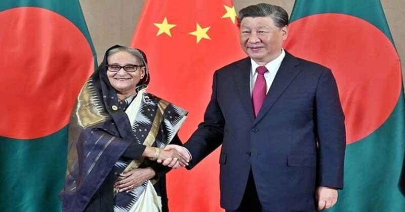 চীন বাংলাদেশে বহিরাগত  হস্তক্ষেপ চায় না  : সি চিন পিং