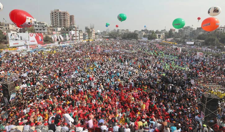 বিএনপির গণসমাবেশ থেকে ১০ দফা ঘোষণা 