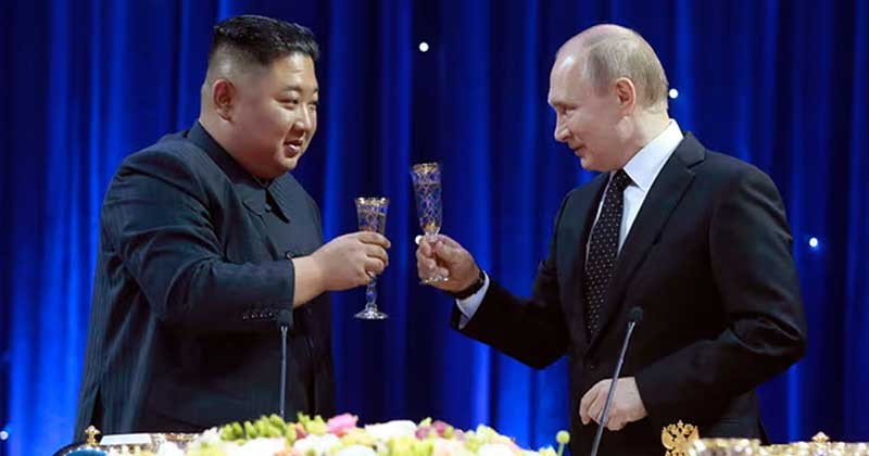 উ. কোরিয়াকে নতুন নিষেধাজ্ঞার হুমকি যুক্তরাষ্ট্রের রাশিয়াকে অস্ত্র দিলে 