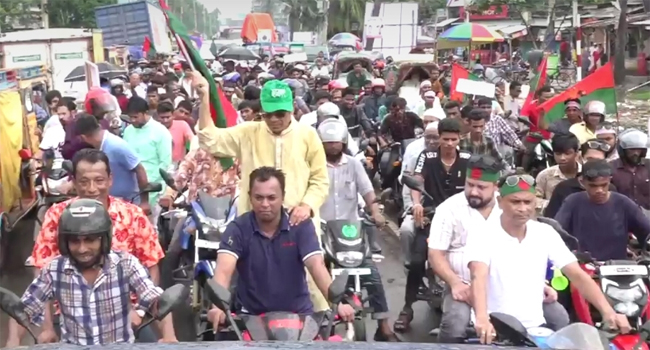 পিরোজপুরের পথে পটুয়াখালী থেকে বিএনপির রোডমার্চ 