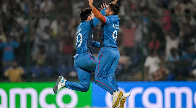 বিশ্বচ্যাম্পিয়ন ইংল্যান্ডকে বড় ব্যবধানে হারিয়ে আফগানিস্তানের ইতিহাস 