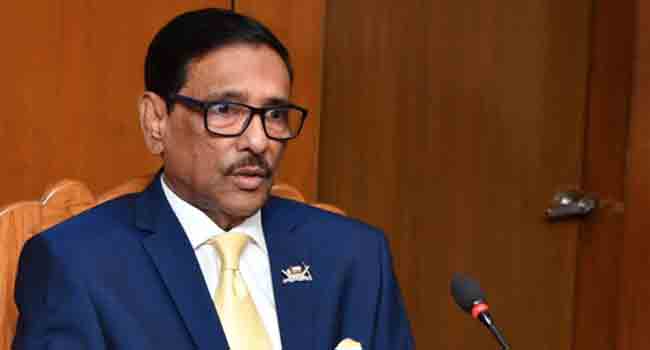 অশুভ শক্তিকে বধ করতে হবে রাজনীতির : ওবায়দুল কাদের