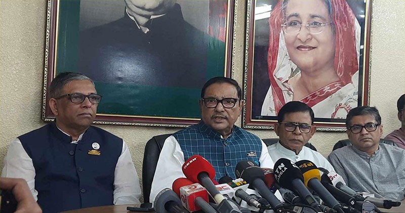 নির্বাচনের ট্রেন আর থামবে না কারো বাধায় : ওবায়দুল কাদের