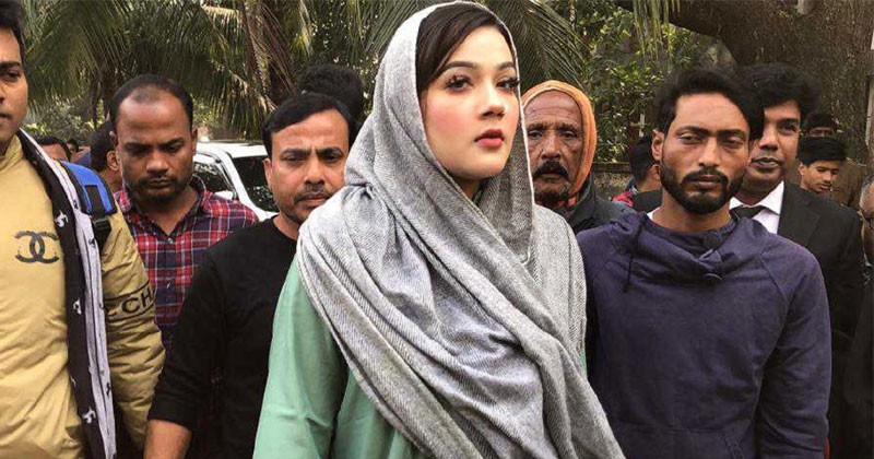 মাহিয়া মাহির নির্বাচনে  প্রতীক ‘ট্রাক’