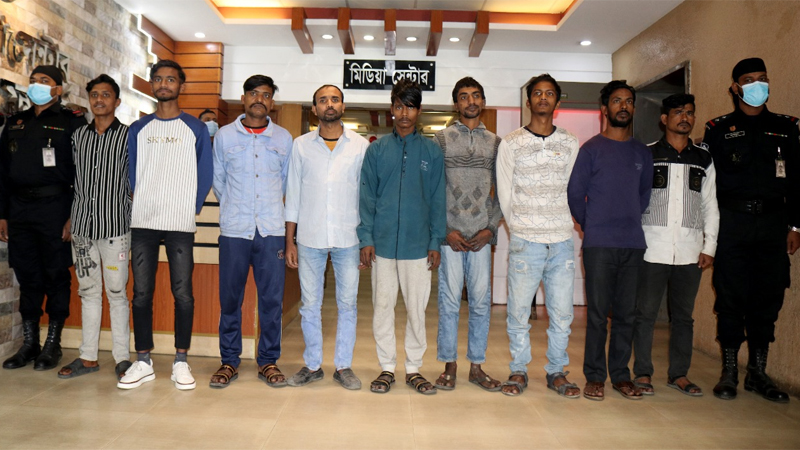 নির্বাচনকে কেন্দ্র করে ৯ সদস্য গ্রেপ্তার  সন্ত্রাসী গ্যাংয়ের 