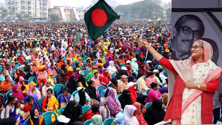 প্রমাণ করুন বাংলাদেশে গণতন্ত্র বিদ্যমান কেন্দ্রে গিয়ে ভোট দিন, : শেখ হাসিনা