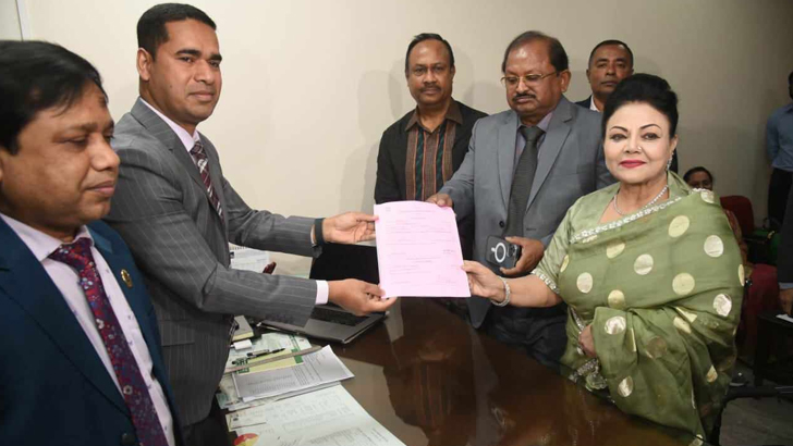 নারী আসন: মনোনয়নপত্র জমা জাপার সালমা ইসলাম ও নুরুন নাহারের 