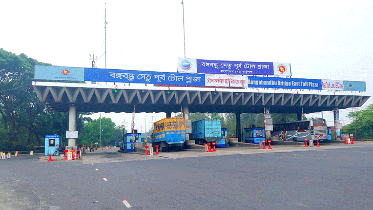 ফের রেকর্ড বঙ্গবন্ধু সেতুতে টোল আদায়ে 