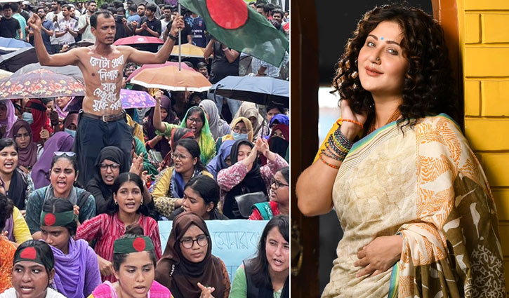 স্বস্তিকা বললেন কোটা আন্দোলন: , অস্থির লাগছে