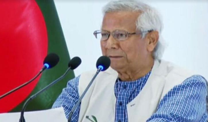 হাসিনা ক্ষমতায় থাকতে প্রতিটি প্রতিষ্ঠান ধ্বংস করেছেন : প্রধান উপদেষ্টা