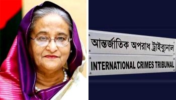 শেখ হাসিনার বিরুদ্ধে ট্রাইব্যুনালে ২ অভিযোগ : ভ্যানে লাশের স্তূপ