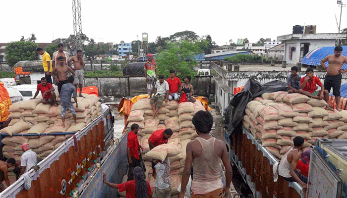 ভারত থেকে চার দিনে  ৪১০ মেট্রিক টন চাল আমদানি