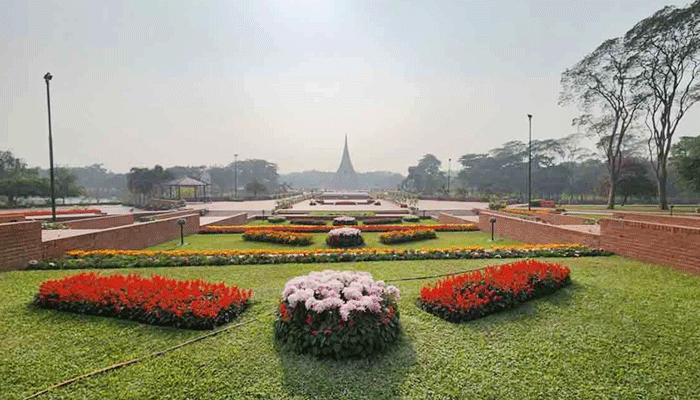  জাতীয় স্মৃতিসৌধ শ্রদ্ধার জন্য প্রস্তুত 