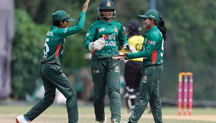 বাংলাদেশ মালয়েশিয়াকে ২৯ রানে হারিয়ে গ্রুপ চ্যাম্পিয়ন