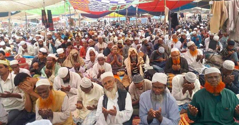 বিশ্ব ইজতেমার দ্বিতীয় ধাপ আখেরি মোনাজাতে শেষ হলো 