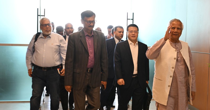 ধান উপদেষ্টা চীনের উদ্দেশে ঢাকা ত্যাগ করলেন প্র