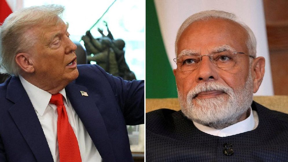 ট্রাম্প চারবার ফোন করেছেন , ধরেননি মোদি