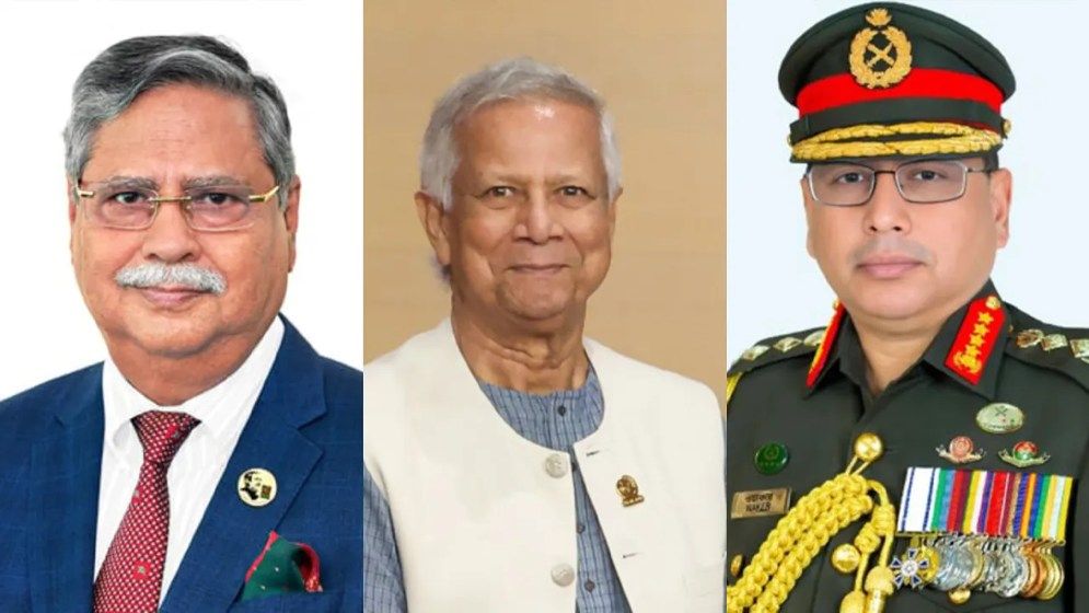 সেনাপ্রধানের সাক্ষাৎ রাষ্ট্রপতি ও প্রধান উপদেষ্টার সঙ্গে 