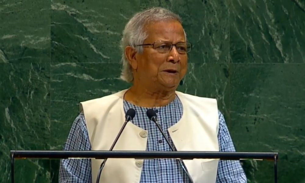 জাতিসংঘ অধিবেশনে বাংলায় ভাষণ দিচ্ছেন প্রধান উপদেষ্টা