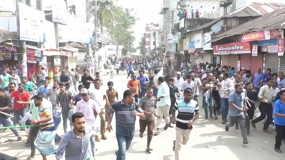 বিএনপি-বিজেপি সংঘর্ষ ভোলায় , আহত ৫০