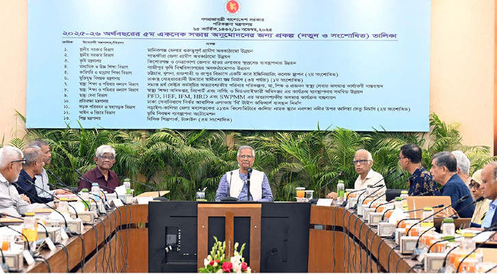 ১২ প্রকল্প অনুমোদন একনেকে ৭ হাজার ১৫০ কোটি টাকার 