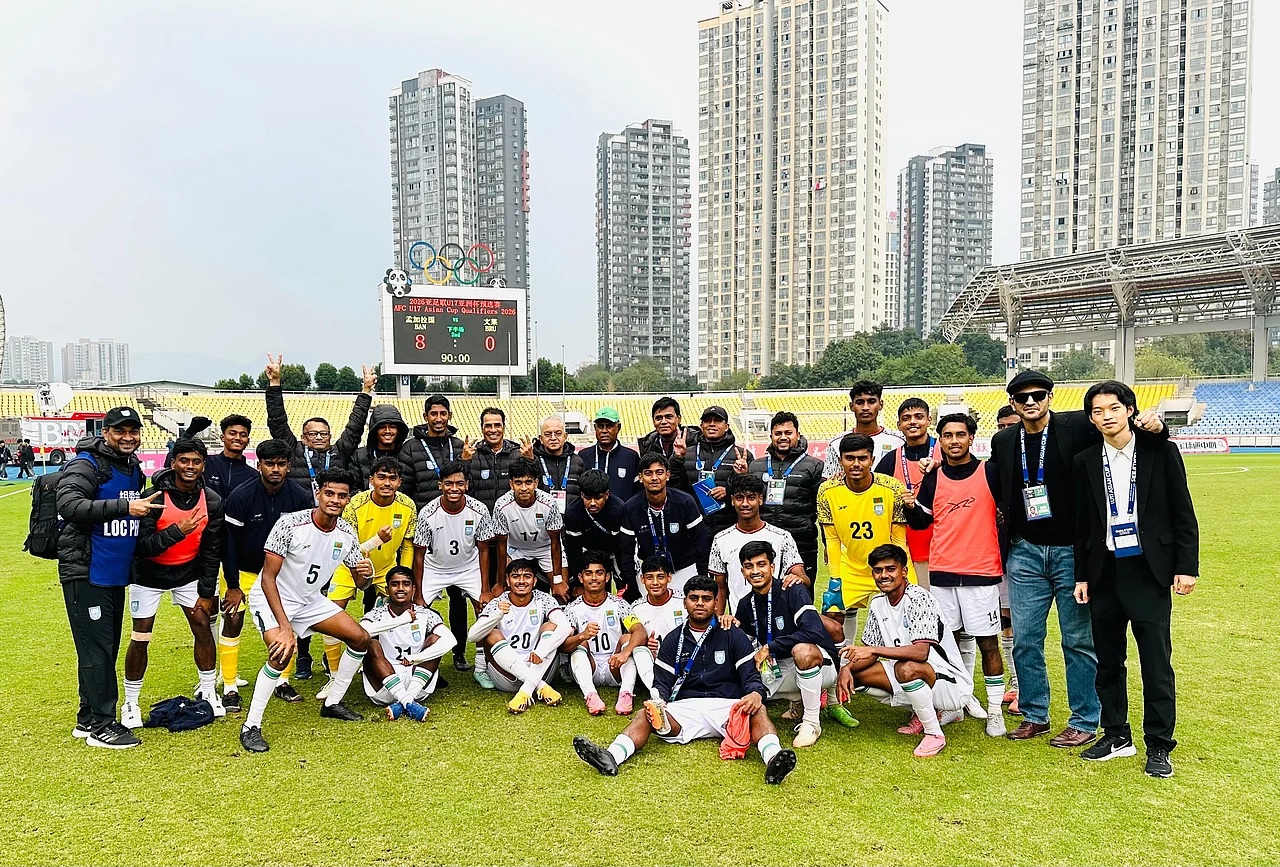 অনূর্ধ্ব-১৭ বাছাইয়ে ব্রুনাইকে ৮-০ গোলে উড়িয়ে দিলো বাংলাদেশ