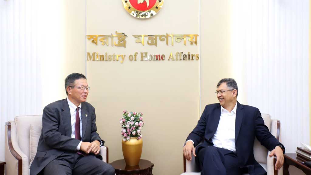 পুলিশ পুনর্গঠনে সহযোগিতা চান জাপানের স্বরাষ্ট্রমন্ত্রী
