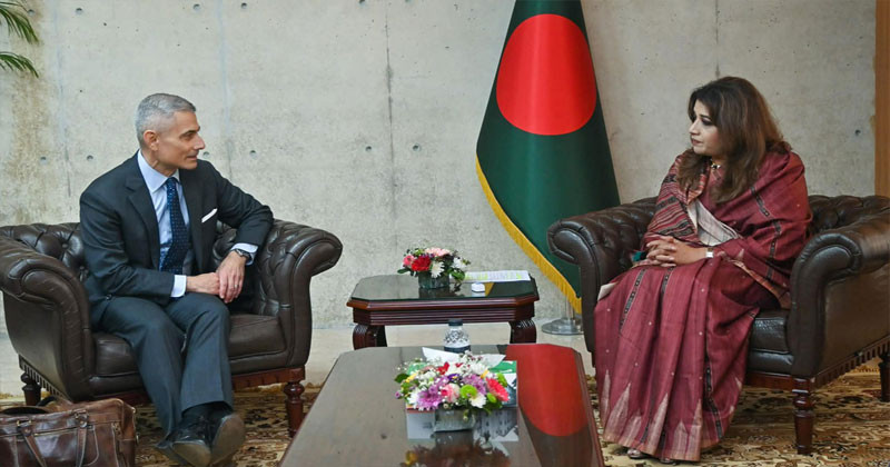 মার্কিন সহকারী পররাষ্ট্রমন্ত্রী পল কাপুরের বৈঠক পররাষ্ট্র প্রতিমন্ত্রীর সঙ্গে 