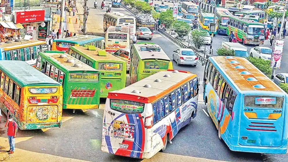 বাসভাড়া না বাড়াতে কঠোর নির্দেশ মালিক সমিতির 