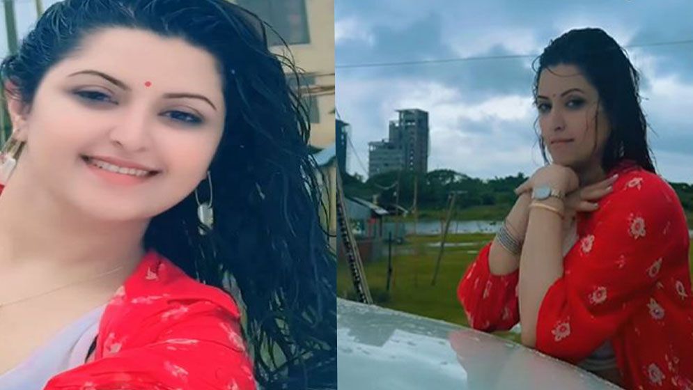 পরীমনি বৈশাখে বৃষ্টির ছোঁয়ায় সিক্ত 