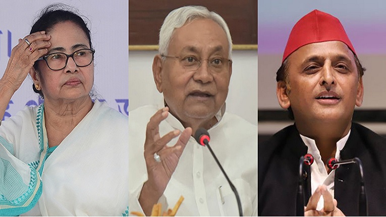 নীতিশ-মমতা-অখিলেশ বিরোধী জোট গঠনে একমত 