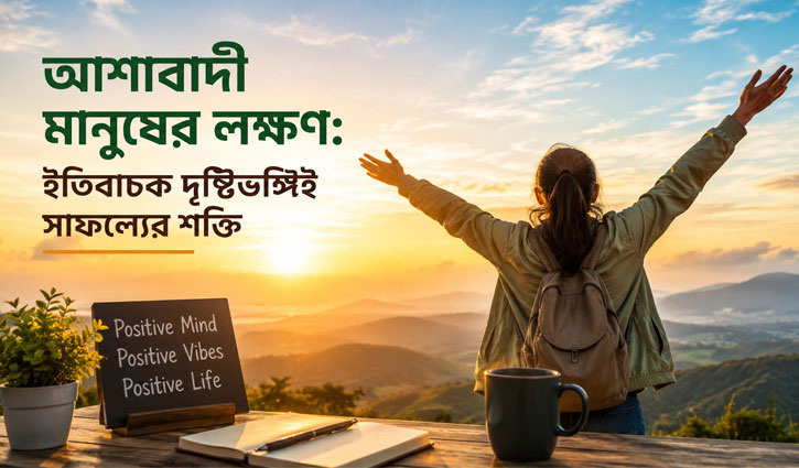 ইতিবাচক দৃষ্টিভঙ্গিই সাফল্যের শক্তি,আশাবাদী মানুষের লক্ষণ 